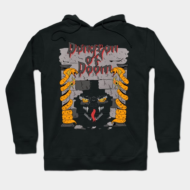 dungeon of doom retro Hoodie by jasonwulf